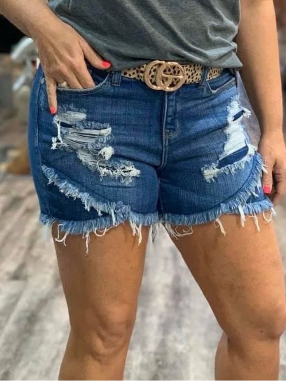 Judy Blue Tulip Hem shorts